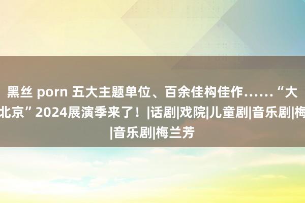 黑丝 porn 五大主题单位、百余佳构佳作……“大戏看北京”2024展演季来了！|话剧|戏院|儿童剧|音乐剧|梅兰芳